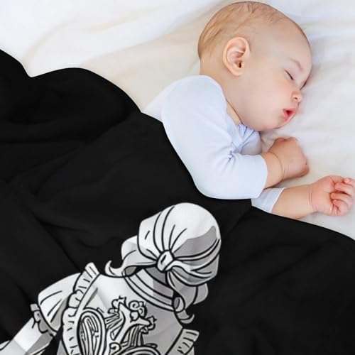Anti Pilling Flannel Blanket, Scary Girl Printed Soft Blanket All Season Use Lightweight Comfy Blankets Throw Blankets for Couch Sofa Bed Camping 40\"x50\"