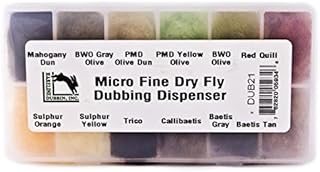 Hareline Fly Tying Micro Fine Dry Fly Dubbing Dispenser