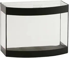 Aquário Curvo Aquaterrário Faixa Preta - 5 L