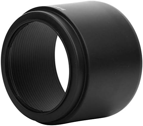 Vbestlife Camera Lens Hood, LH-61E Black Plastic Lens Hood,Tulip Flower Lens Hood for Olympus 70-300mm f / 4.8-6.7 Cameras.