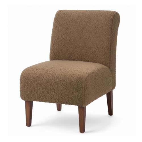 Armless Accent Chair Cover Soft Armless Chair Slipcover 1 PCS, Large