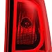 AKKON - For Chevy Avalanche Pickup Rear Red Clear Tail Light Tail Lamp Brake Lamp Driver Side Replacement
