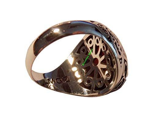 Bague Ahlul-bayt argent 925 véritable qui ne ternit pas avec agate