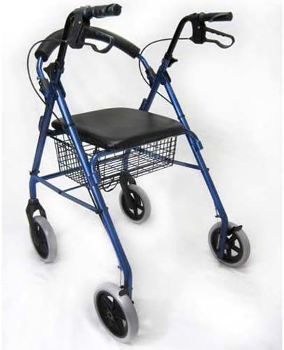 Karman R-4608 4 Wheel Rollator : Burgundy