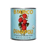 Bianco DiNapoli Organic Crushed Tomato Puree, 28 oz - Canned Vined Ripened Plum Tomatoes, Hand Selected & Grown in California for Pizza, Pasta, Casserole