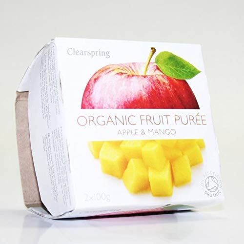 Puree Apple Mango Clearspring pour diversifier le dessert sans sucres
