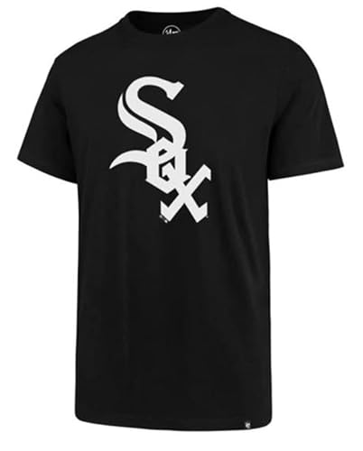 MLB Men's Imprint Match Team Color Primary Logo Word Mark T-Shirt - Small - Chicago White Sox