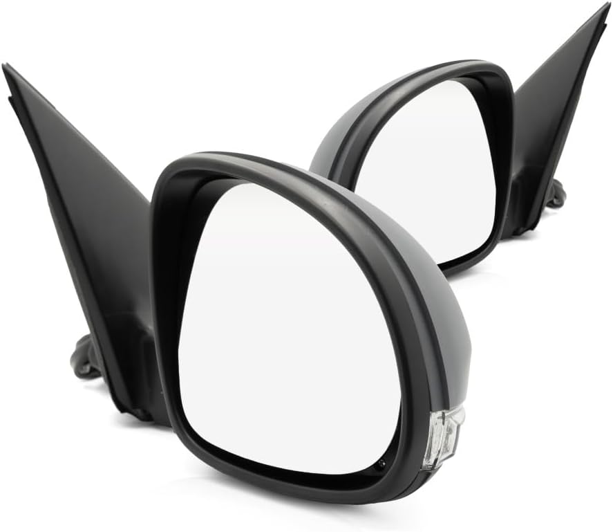 For Volkswagen Tiguan 2009-2018 Door Mirror Driver and Passenger Side | Pair | Power | Heated | w/Signal Light | Paint to Match | Replacement For 5N1857507P9B9, 5N1857508Q9B9 | VW1320131, VW1321131