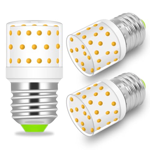 E27 LED Lampe, 800LM 6W Edison LED Glühbirne E27 Warmweiß 2700K Ersatz 60W Halogenlampe Energiesparlampe Kleine LED Klar Hell AC100-265V Nicht Dimmbar Leuchtmittel für Schlafzimmer Wohnzimmer