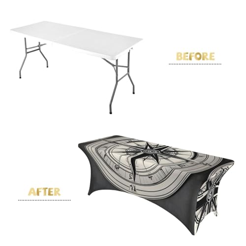 Nappe de table rectangulaire pour grandes tables ovales et repas - 5