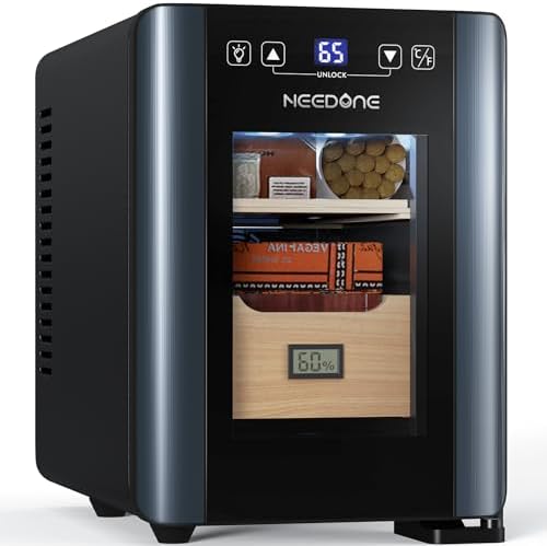NEEDONE Humidificador de puros de 8 litros con control de calefac...