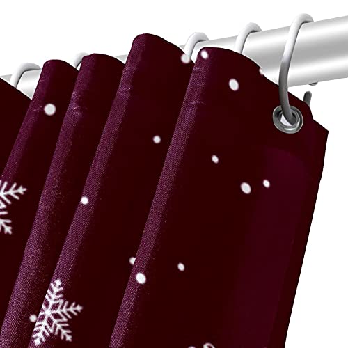 Emblèmes de Noël rideau de douche étanche pour éviter les éclaboussures