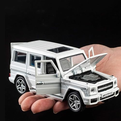 Image of DEUSON ECOM 1:32 Scale AMG G65 Toy Car Diecast Metal Cars with Light Sound Pull Back Openable Door Toy Car for Kids