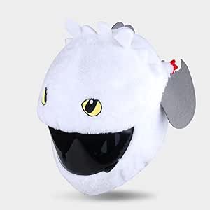 Motorcycle Helmet Cover Bike Helmet Hat Funny Plush Head Bike
