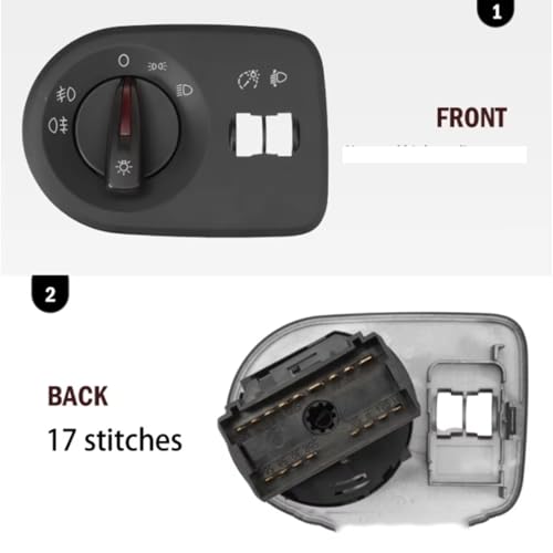 Mando interruptor de luces Seat Ibiza para viajar seguro con faros antiniebla activos 5