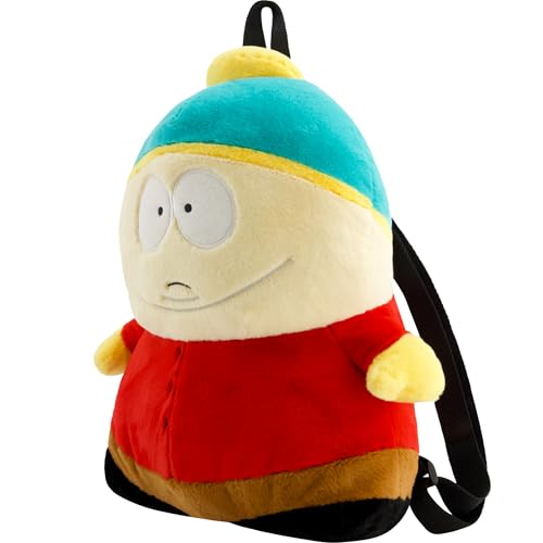 Concept One South Park Plush Backpack, Cartman Mini Handbag with Adjustable Shoulder Straps, Multi