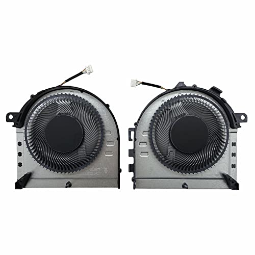 Image of Replacement New CPU+GPU Cooling Fan for Lenovo IdeaPad Gaming 3-15ACH6 82k2 5H40S20431 Series DFS5M325063B1H FNLX DFS5K12B159A1H FNLY BAPB0809R5HHY002 BAPB0809R5HY001 DC5V Fan