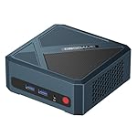 BOSGAME P5 Mini PC with AMD Ryzen 7 6800H (up to 4.7GHz), 32GB DDR5 RAM 512GB NVMe SSD, Quad 4K Display Win 11 Pro Desktop Computer with USB4/HDMI, 2.5G LAN, Wi-Fi 6E/BT 5.2