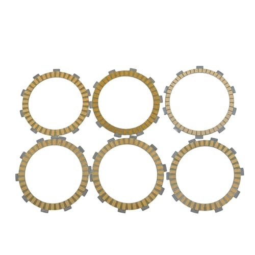 Kit disques d'embrayage XR250 et TRX250 pour moto 250cc (5 larges + 1 étroit)