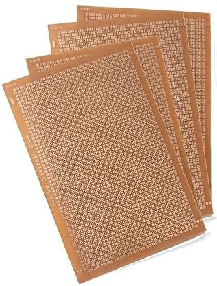 TechSupreme 15X10 cm Single Side Strip Soldering Trainer PCB Board - Pack of 4 (B09GNJZNSS) Amazon Price History, Amazon Price Tracker