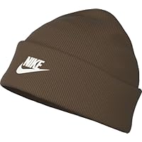 Nike Unisex Peak Tc FUT F24 L Beanie-Mütze, Mosswood Brown/White, Einheitsgröße