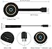 Wireless Display Dongle, 4K WiFi Portable Display Receiver 1080P HDMI Screen Mirroring Compatible with iPhone Mac iOS Android to TV Projector Support Miracast Airplay DLNA No Switching