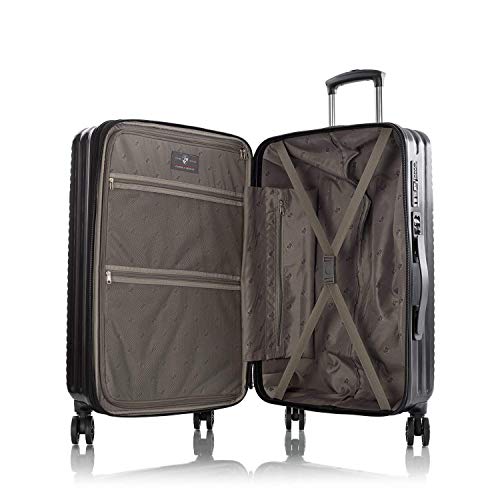 Image of Heys Charge-A-WEIGH Range Charcoal Color Hard Medium Luggage