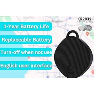 Unlimited range gps tracking device item locator for car purse pet key work with apple findmy no 3rd app needed black   cucciolini doodles