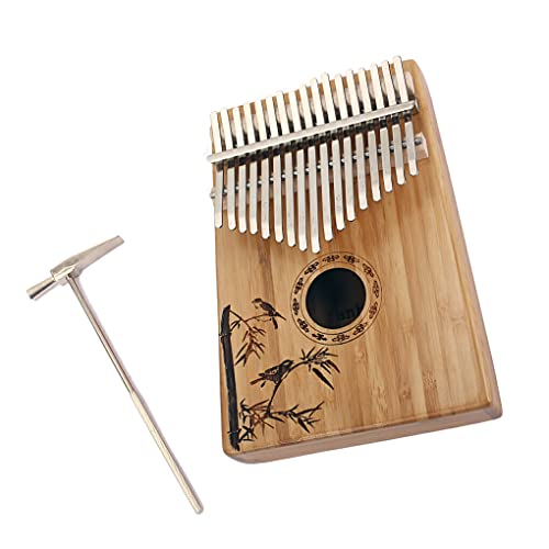 SUIOPPYUW 17 clés Kalimba Fingers Piano Pianos Instrument à main Cadeau d’anniversaire - Les Beatles, Paul McCartney, John Lennon, RIngo Starr, George Harrison SUIOPPYUW 17 clés Kalimba Fingers Piano Pianos Instrument à main Cadeau d'anniversaire – Image 3
