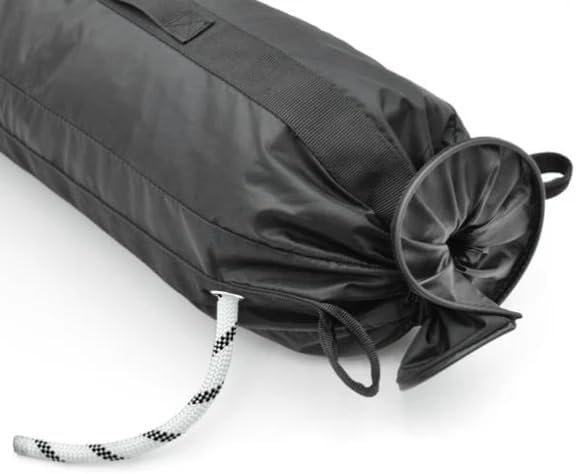 Tube Lightweight Rope Storage Bag, 17L Nylon Rope Organizer with Rigid Opening and Tie-in Loops for Efficient Handling and Storage