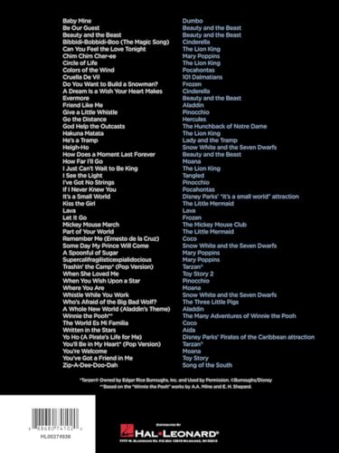 First 50 Disney Songs You Should Play on the Piano | Easy Piano Songbook with Classic and Modern Disney Hits Including Beauty and the Beast, Let It Go, A Whole New World and More - Image 2