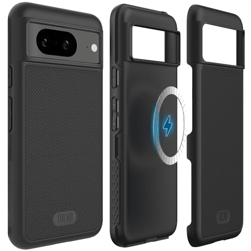 Image of TUDIA MergeGrip Magsafe Compatible for Google Pixel 8 Case - Matte Black