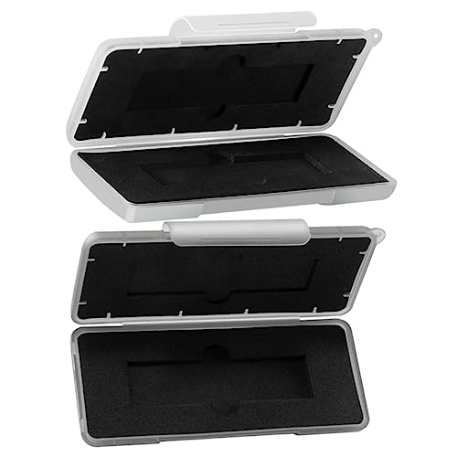 MOLUCKFU 2 Ssd Storage Protective Bag High Grade Plastic Foam Secure Easy to Carry Case
