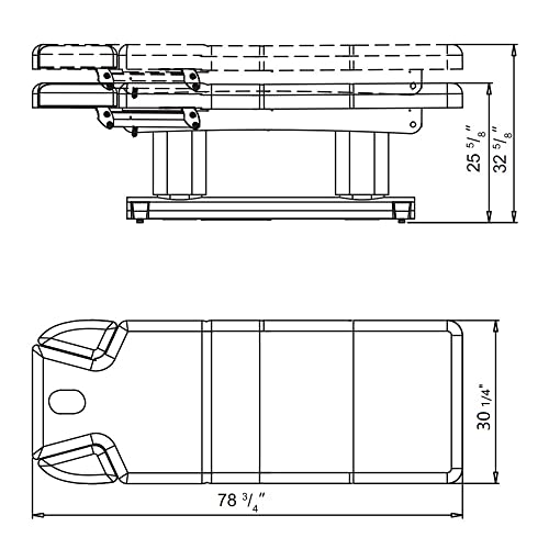 Dir Full Electric Medical Spa Treatment Massage Table Facial Beauty Bed Luxi In White #TOP2