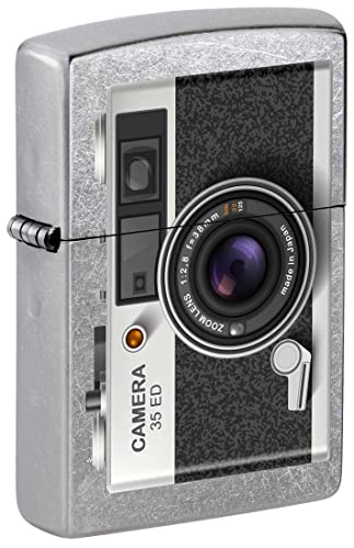 Encendedor Zippo: 35mm Cámara - Street Chrome 81318 miniatura 1