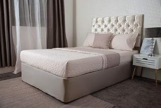Belledorm 100% Jersey Cotton Divan Bed Base Wrap, Linen, King
