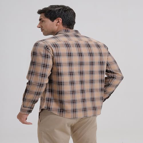 Image of BASICS 100% Cotton Checked Shirt for Men | Slim Fit | Everyday Smart Casual Wear | Full Sleeve