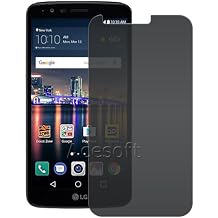 High-Sensitivity Privacy Resistant Anti-Dirt Tempered Glass Screen Protector Film Guard Shield Compatible with LG Stylo 3 LS777 Boost Mobile/Virgin Mobile/Sprint