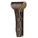 Produktbild Luxspire Genuine Leather Double Edge Safety Razor Protective Case Cover Shaving Pouch Holder/Travel Case, Brown