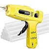 Pistole per Colla 60w/100w Doppia Potenza con 15 pezzi 20cm Stick di Colla a Caldo Pistola a Caldo Professionale per Riparazioni Decorazioni Artigianato d'arte Fai-da-te