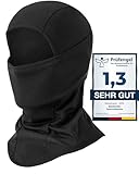 BAONUOR Gesichtshaube | Balaclava Winter Sturmhaube Fahrrad Motorrad Ski Schlauchtuch für Damen & Herren, schwarz