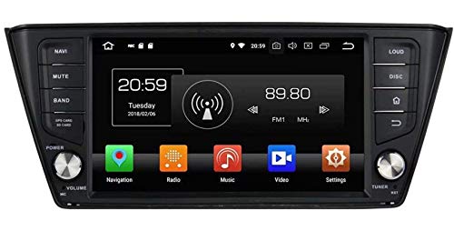 Android 9.0 Double DIN CAR Stereo GPS Navigation Radio für Skoda Fabia 2015 2016 2017 Touchscreen Multimedia Player Audio Video Receiver,Android