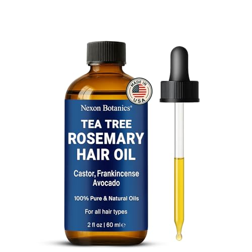 Tea Tree Rosemary Oil for Hair Growth 2 fl oz ...