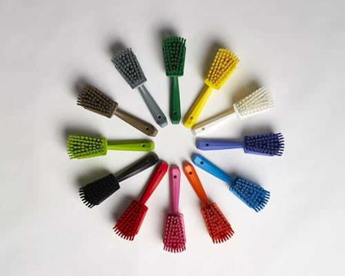 Image of Vikan 41923 Brush,Washing,Stiff,10 inch,PP /PBT,Blue