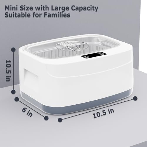kunphy- Kunphy 2.5L Sonic Jewelry Cleaner com Timer - 40kHz, Professional 304 Stainless Steel Sonic