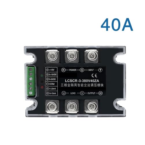 Module régulateur de tension 380V triphasé relais semi-conducteurs 40A