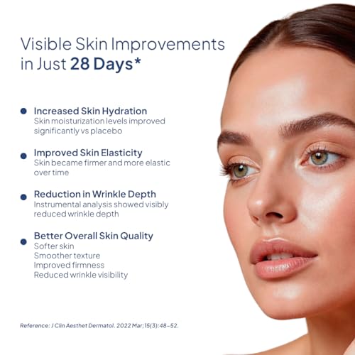 Image of Miduty Marine Collagen Powder with Vitamin C & Zinc | Hydrolyzed Collagen Peptides | Wild-caught Fish | Type 1, 2 & 3 for Skin Elasticity, Hair, Nails, Joints & Bone Support | 210g