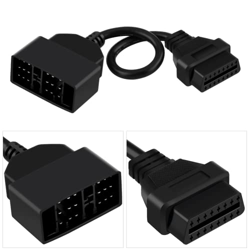 Cabo de diagnóstico obd2, adaptador de diagnóstico de carro profissional abs antienvelhecimento para