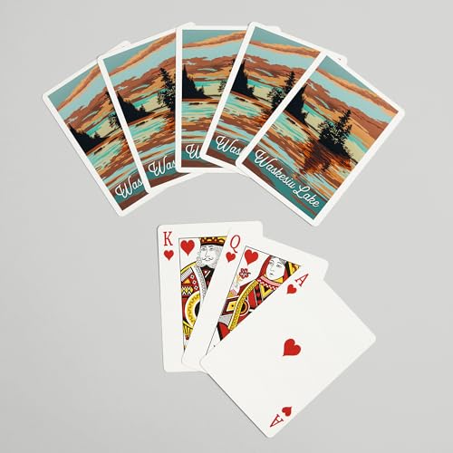 Baraja Póker 52 Cartas Waskesiu Lake, Canadá miniatura 7