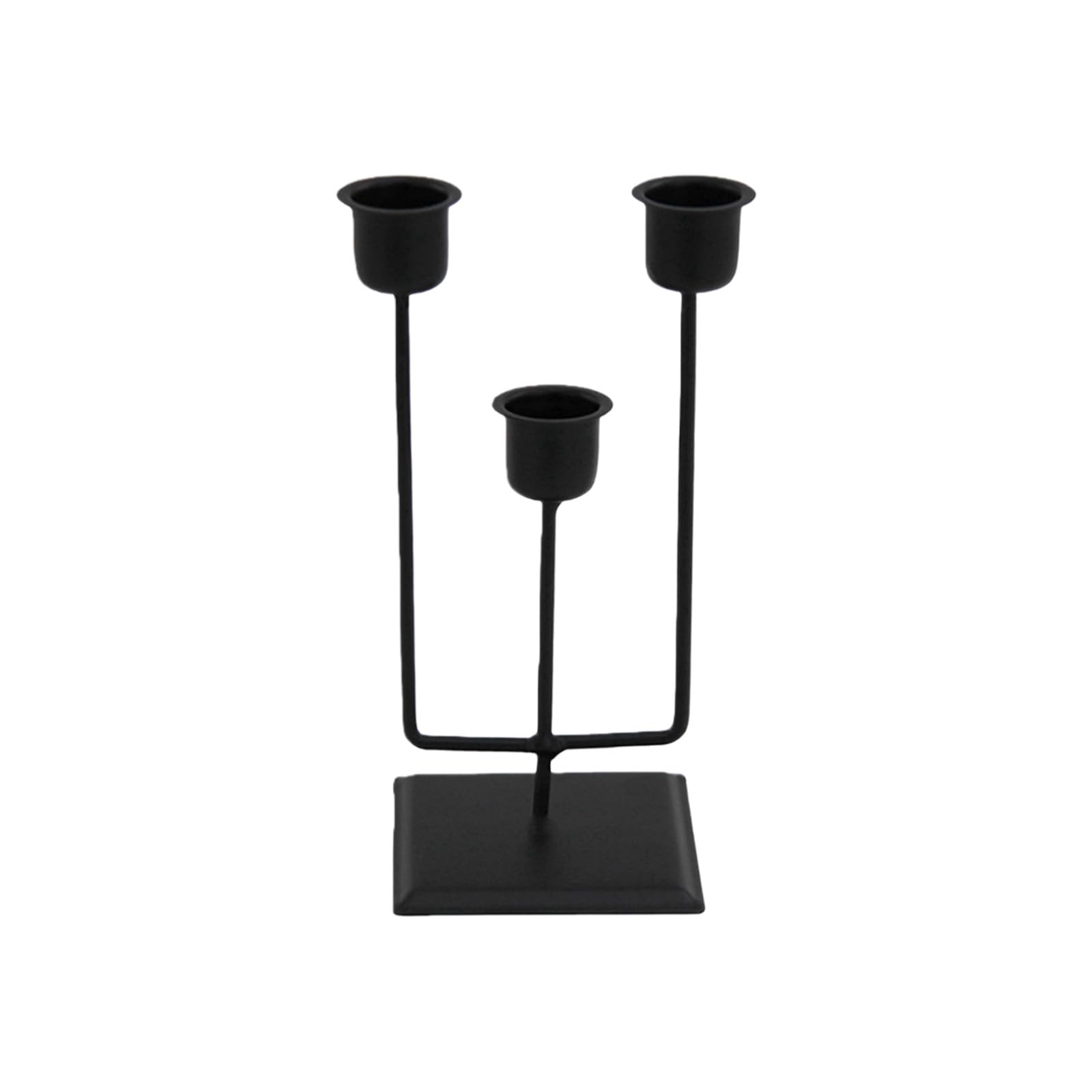 LUCKGONI Retro Candlestick Candle Holders Iron Taper Candle Holders for Table Centerpieces Wedding Christmas Home Decorations